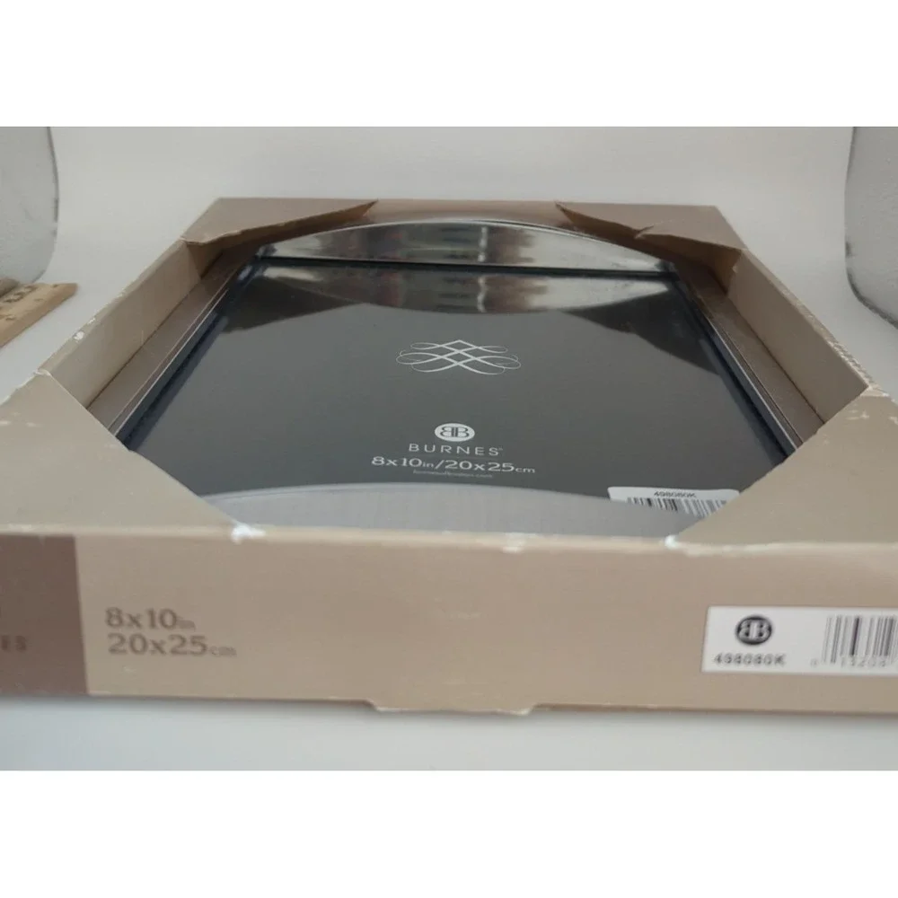 Burnes of Boston Silver 8x10 Photo Frame Modern Rectangle 498080K 122B5